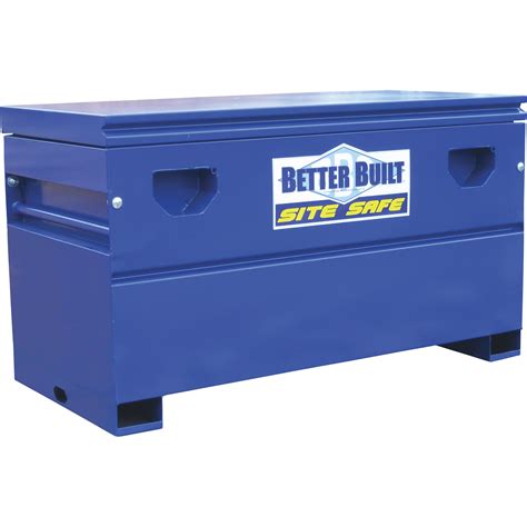 better built steel site safe job box 48 in.w|better built jobsite box.